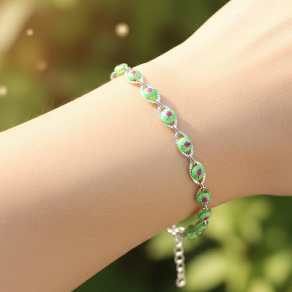 "Trendy Handmade Bracelet – A Stylish Gift for Women & Girls, MAR091248